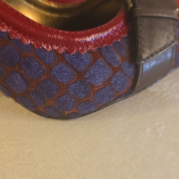 Charles David Red and Purple Heels Elegant Design - Picture 8 of 12